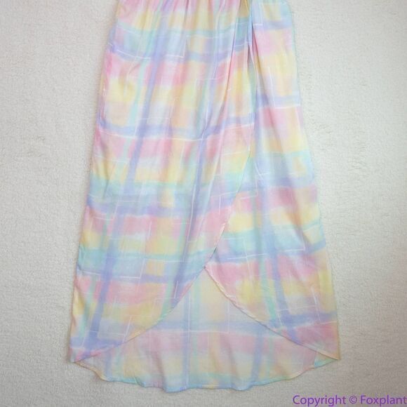 Eloquii Full Sleeve Wrap Dress‎ rainbow color tie-dye, 28 - Picture 6 of 16